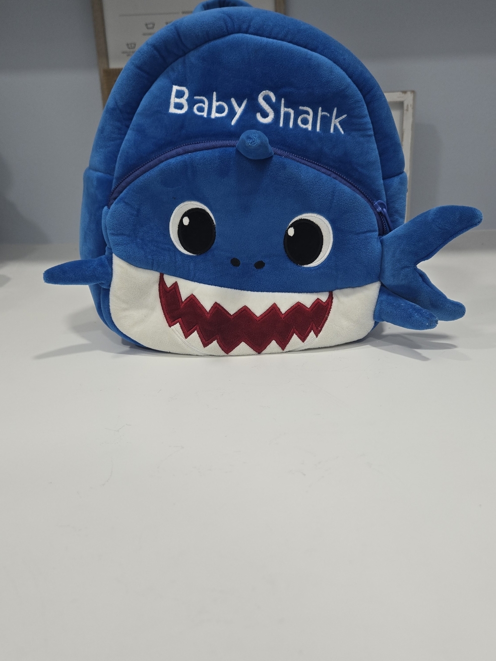Baby Shark Plush Blue Kids Backpack
